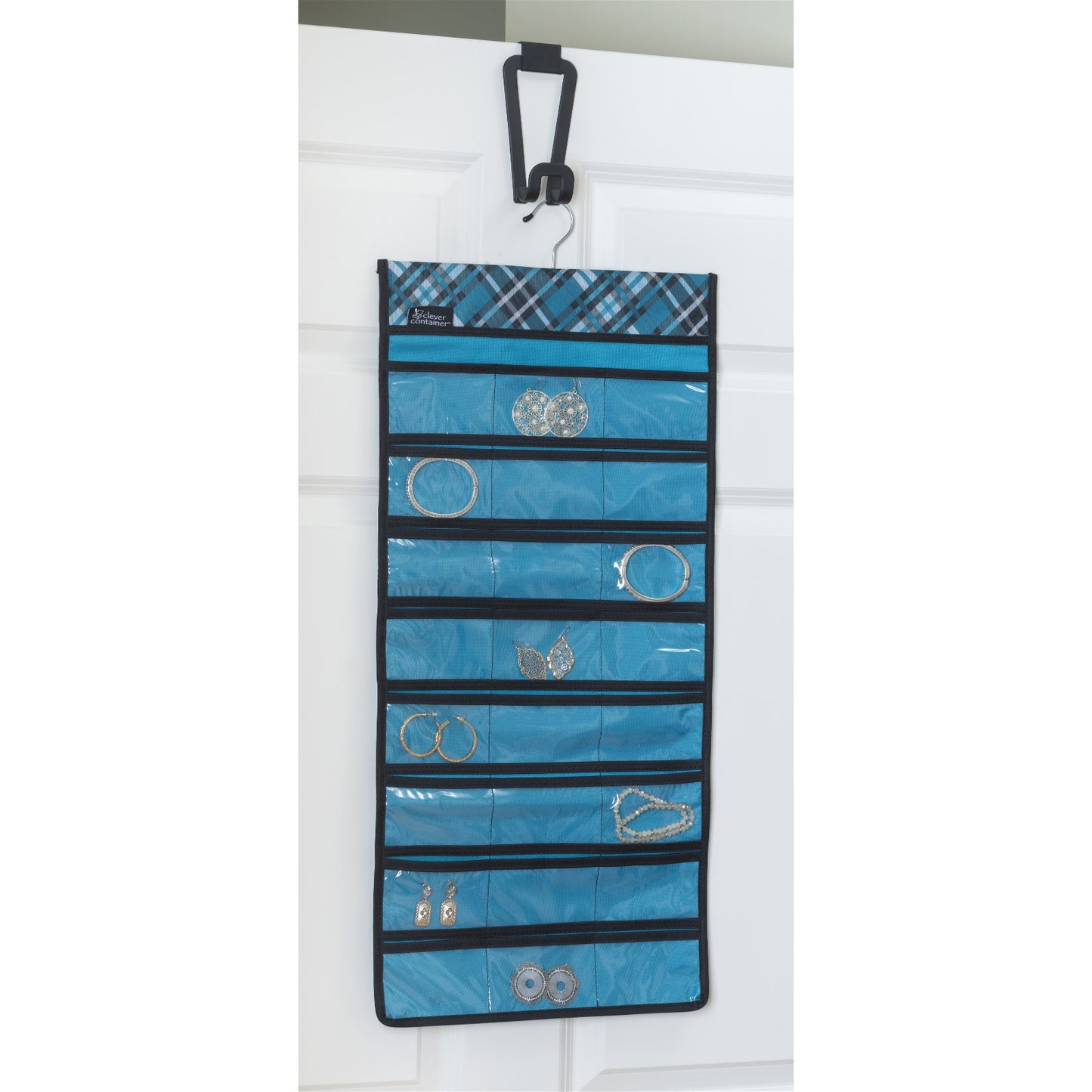 Jewelry Cubby - Teal Plaid