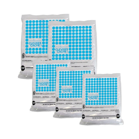 Space-Saving Travel Compression Bags - Set of 5 - Teal Dot