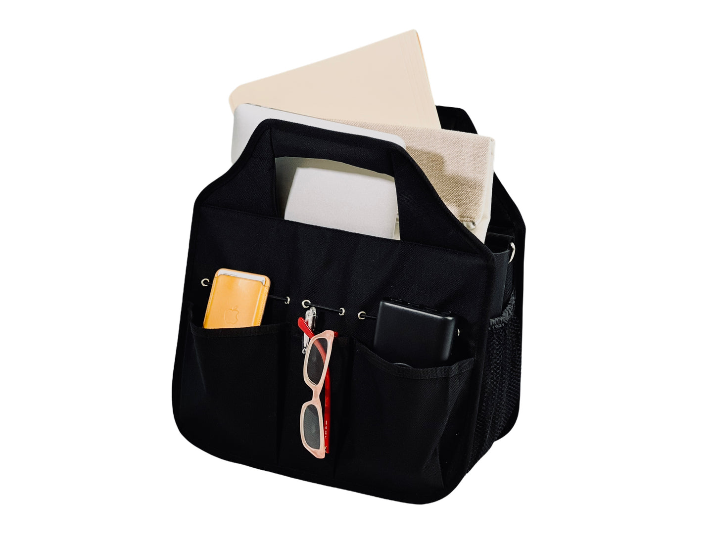 Stuff 'N Go - Messenger Style Bag - Color - Black + Adjustable Strap Bundle