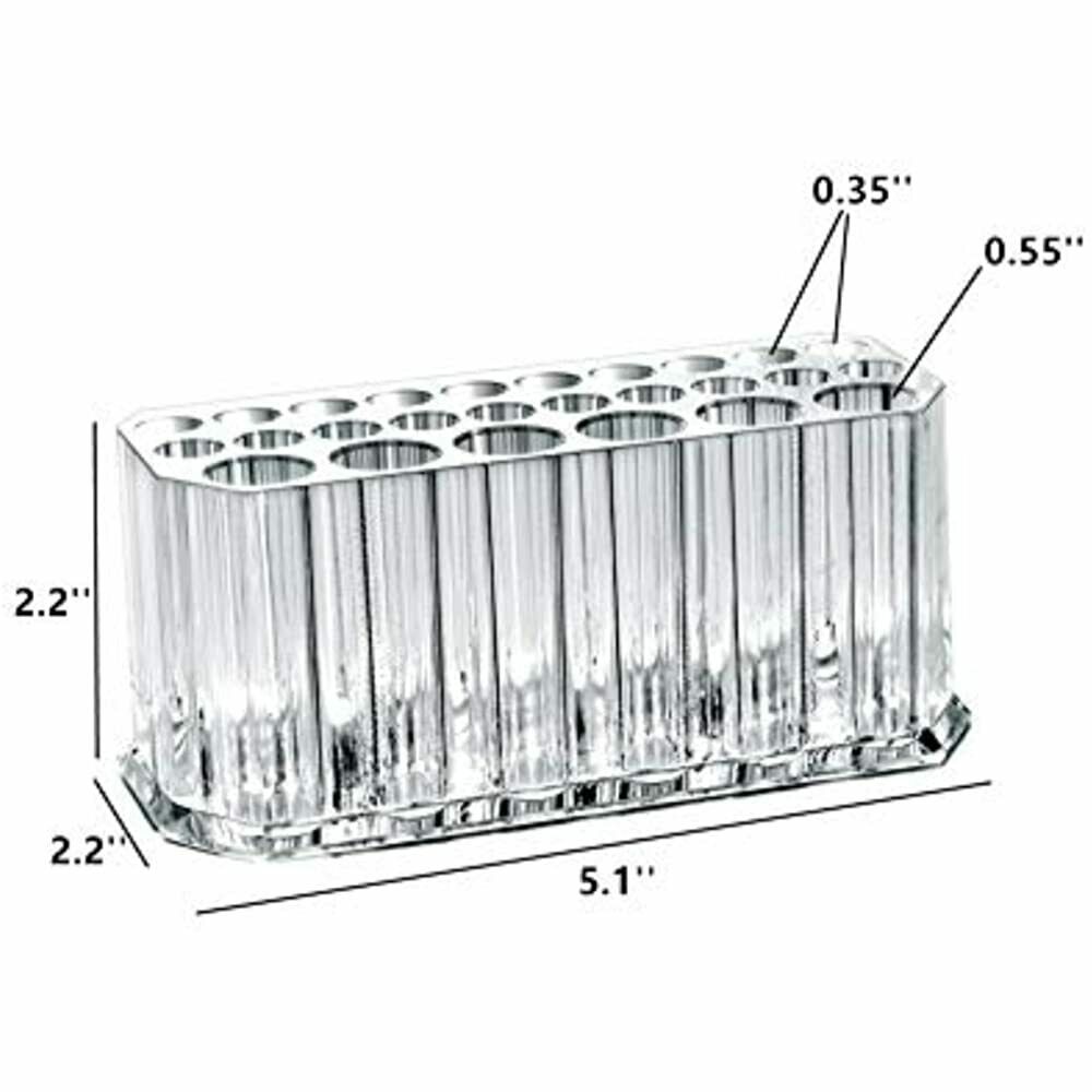 Cosmetics Acrylic Clear Container - 26 Openings
