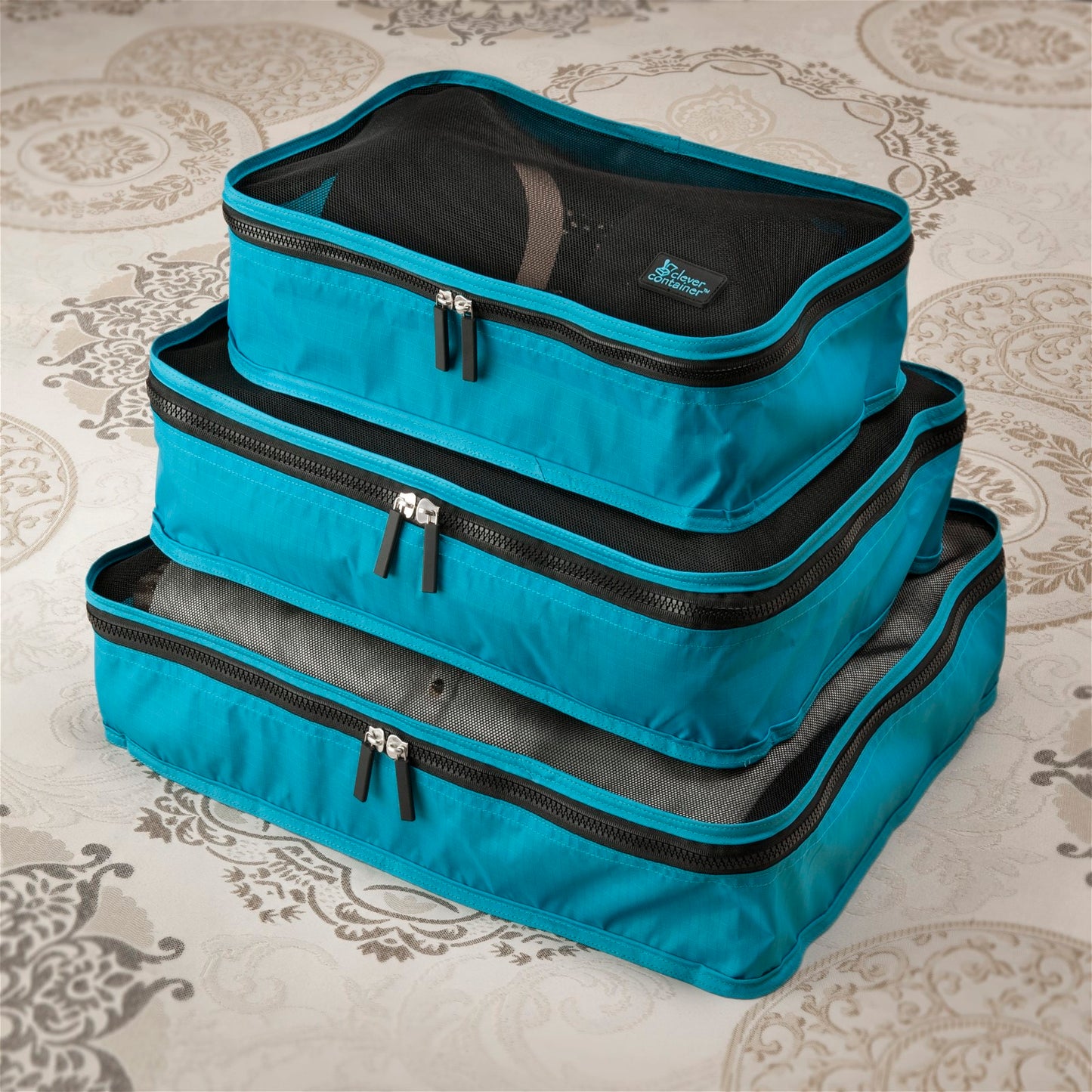 Packing Cubes - Teal - Set of 2 - Small & Large - Bundle